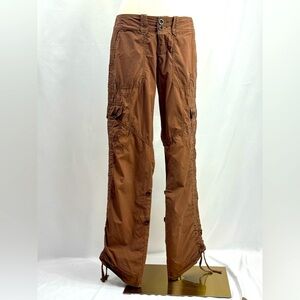 Abercrombie & Fitch Y2K Vintage Low Rise Cargo Pants Size Small Brown